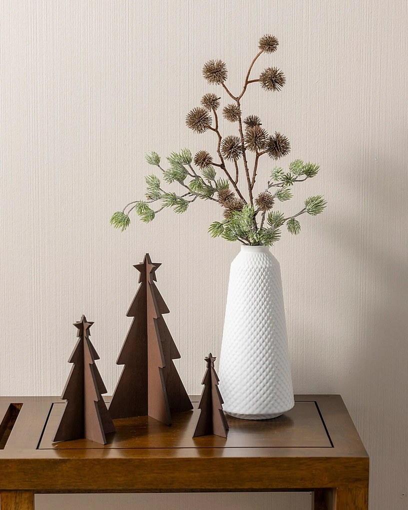 Dekoracja Rustic Trees 3 szt. brown