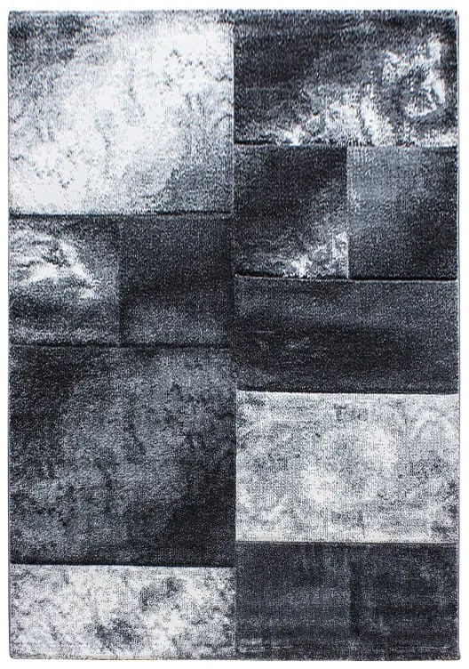 Dywan nowoczesny Hawaii 3D Kwadraty szare 120 cm x 170 cm