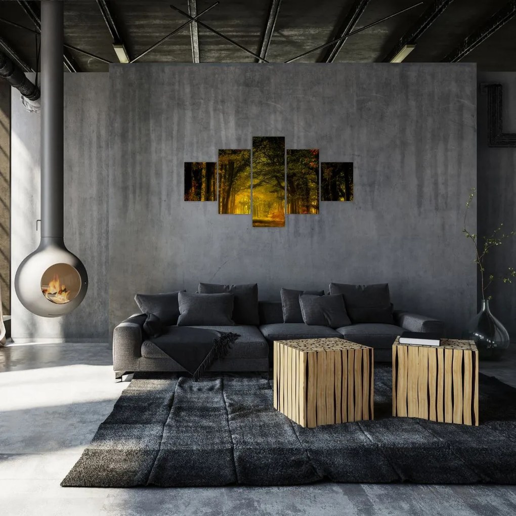 Obraz lasu (125x70 cm)