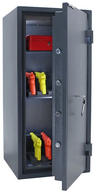 Sejf meblowy ognioodporny FIRE HERO 100, 950 x 440 x 450 mm, mechaniczny - na klucz