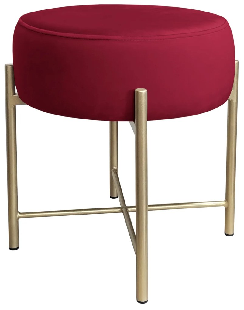 Taboret Pola noga metalowa złota MG31