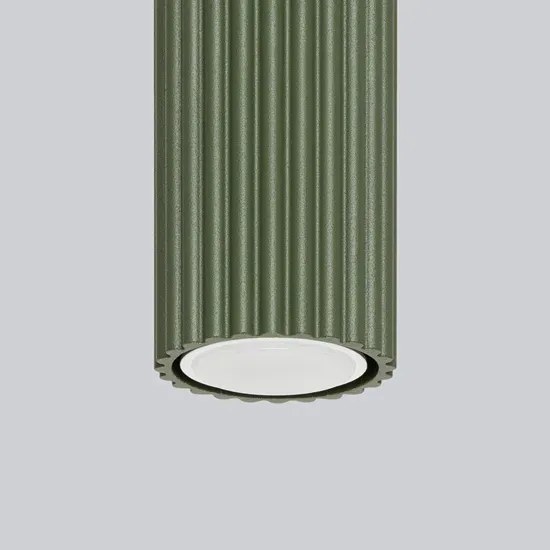 Zielony splot wiszący w industrialnym stylu 30cm - D293-Melson