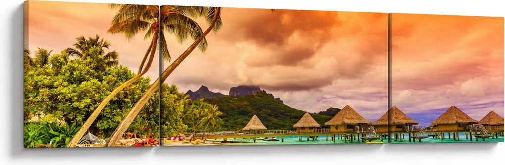 Obraz - Bora Bora Island (170x50 cm)