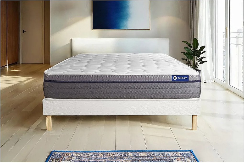 Materac Actilatex zen 90x190cm + zestaw podstawa lózka