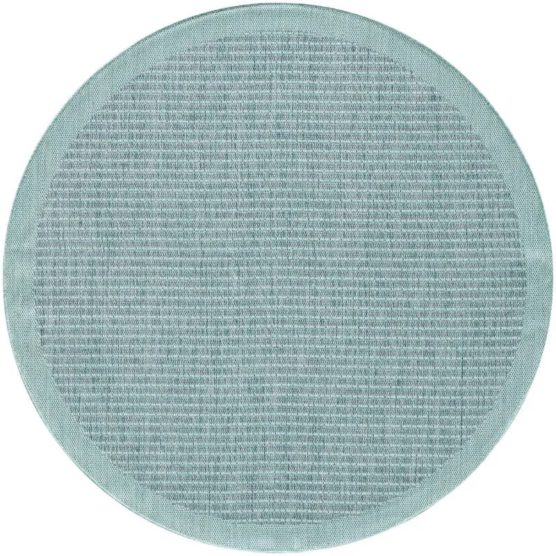 Dywan zewnętrzny Giza szary 120 cm x 120 cm koło