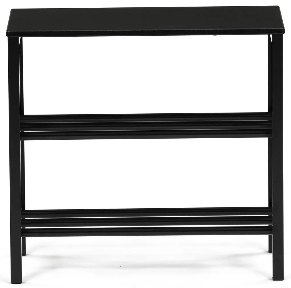 Szafka na buty 83168-42 BK, metal, czarna