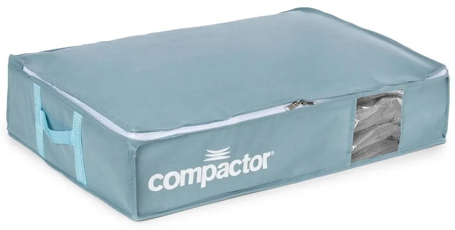 Plastikowy pojemnik próżniowy pod łóżko 65x45x15,5 cm Blue Edition – Compactor
