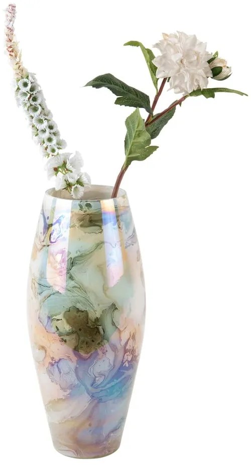 Szklany ręcznie wykonany wazon (wysokość 36 cm) Melange – PT LIVING