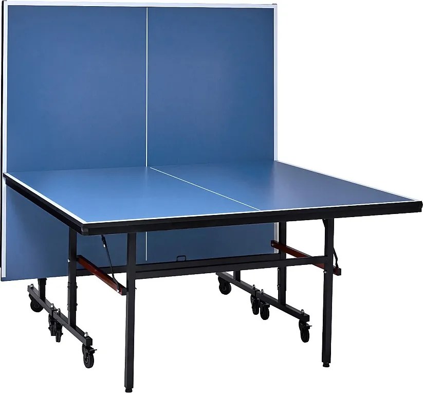 Stolik do Ping-Ponga SucceBuy, Profesjonalny Tenis Stołowy, MDF Wewnętrzny, Składany z Siatką do Szybkiego Zaciskania, Blokowane Kółka