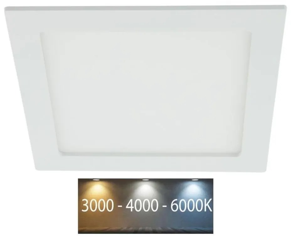 LED Łazienkowa oprawa wpuszczana LED/24W/230V 3000/4000/6000K IP44