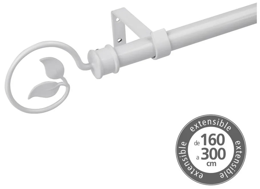 Metalowy regulowany karnisz 160 - 300 cm – Casa Selección