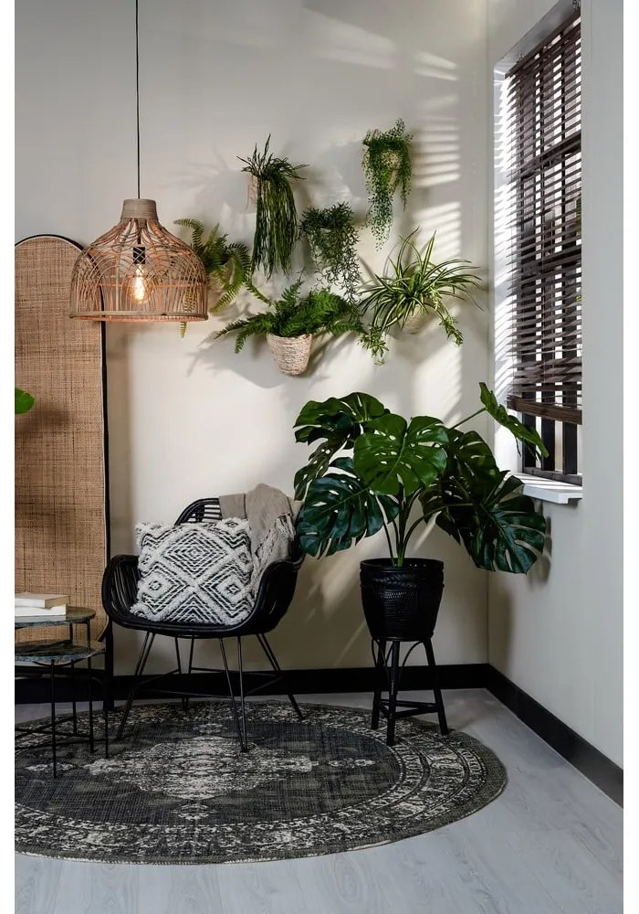 Lampa sufitowa z rattanowym kloszem ø 42 cm Pocita – Light & Living