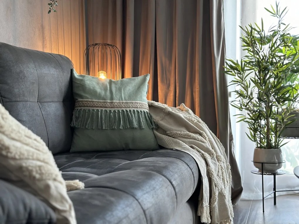 Sztuczne kwiaty w doniczce wysokie, drzewko bambus 90 cm