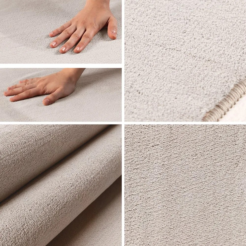 Kremowy okrągły dywan odpowiedni do prania ø 200 cm Sky – Ayyildiz Carpets