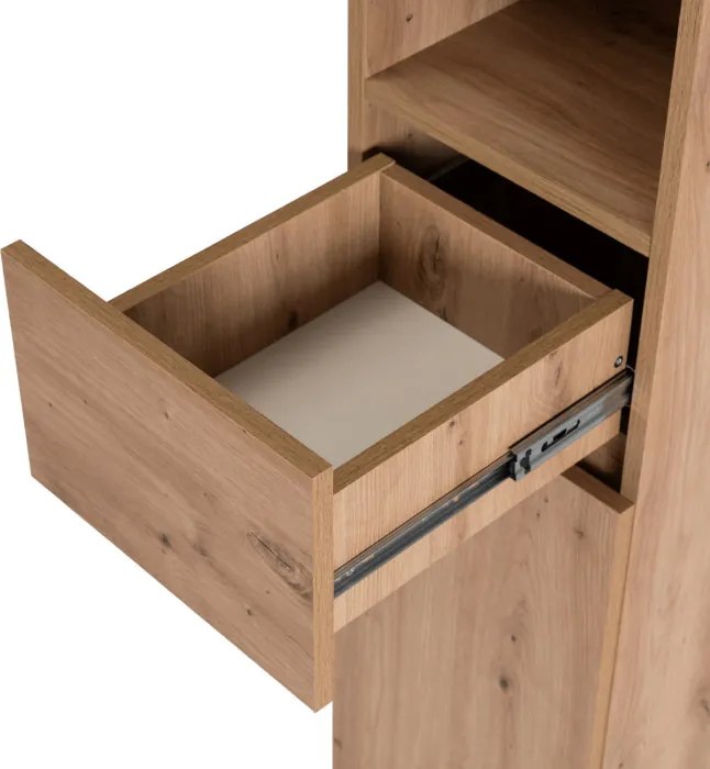 Szafa Słupek PRATO 30 cm Dąb Artisan Do Przedpokoju Loft