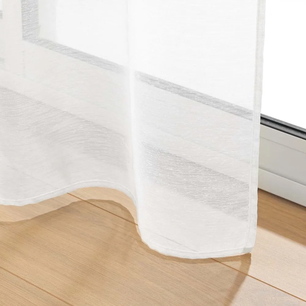 Biała firanka z woalu 400x240 cm Lissea – douceur d'intérieur