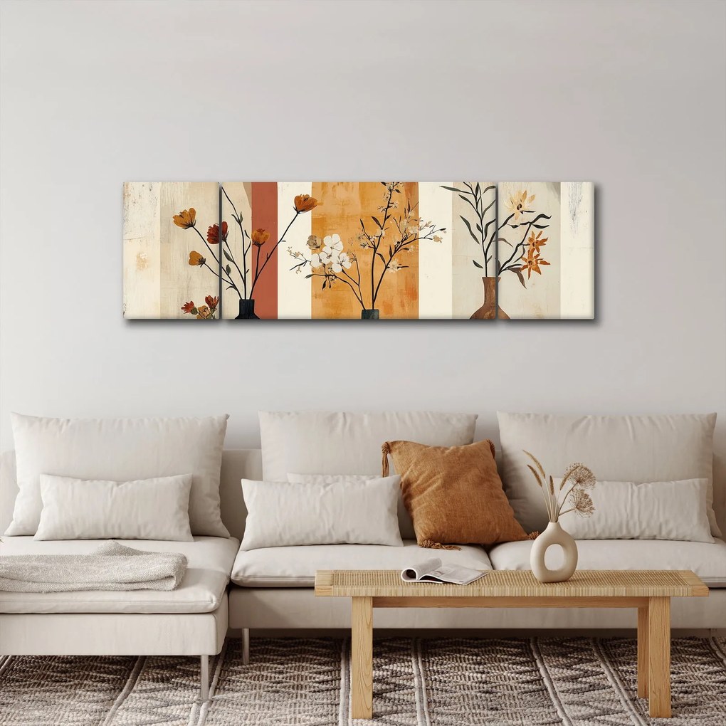 Obraz - Wazony w łukach (170x50 cm)