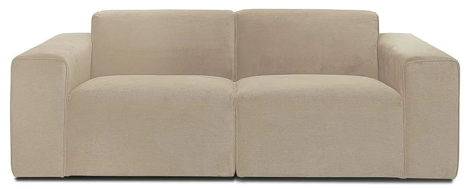 Beżowa sztruksowa sofa modułowa Scandic Sting