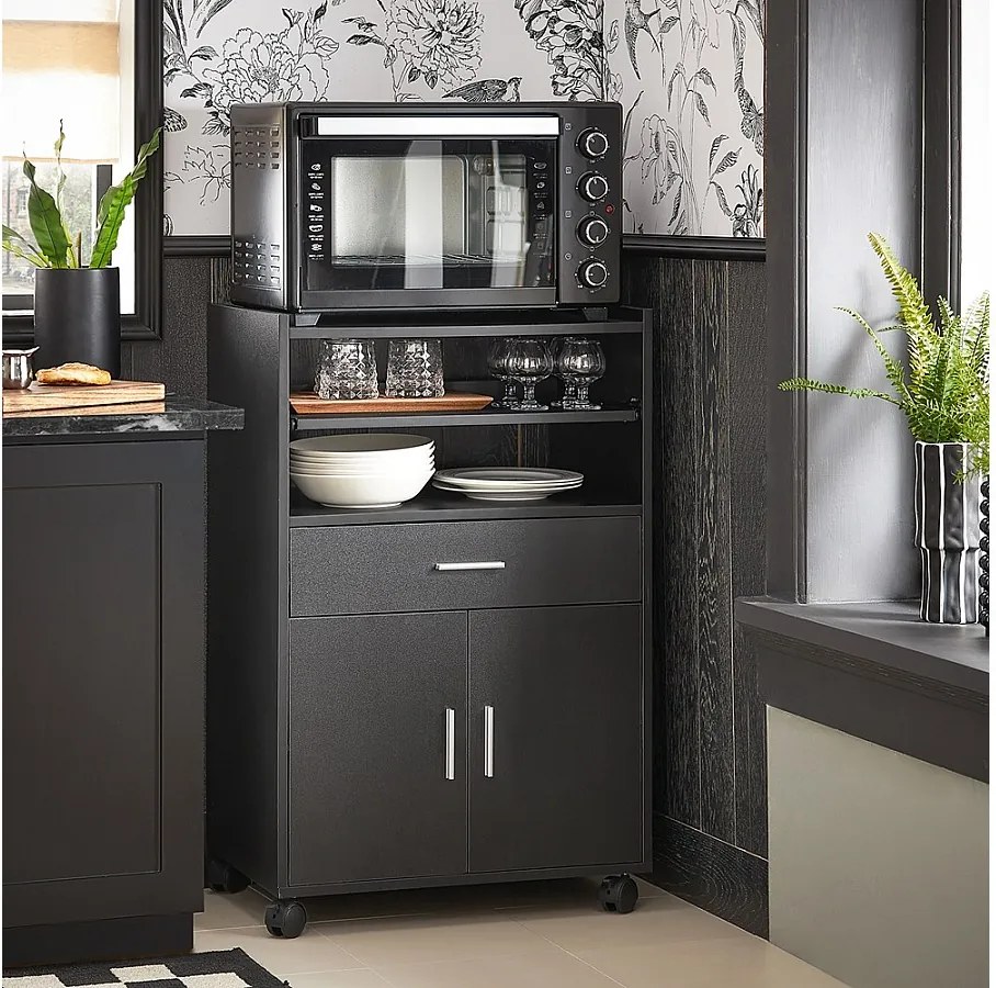 Wózek kuchenny na mikrofalową FSB09-SCH