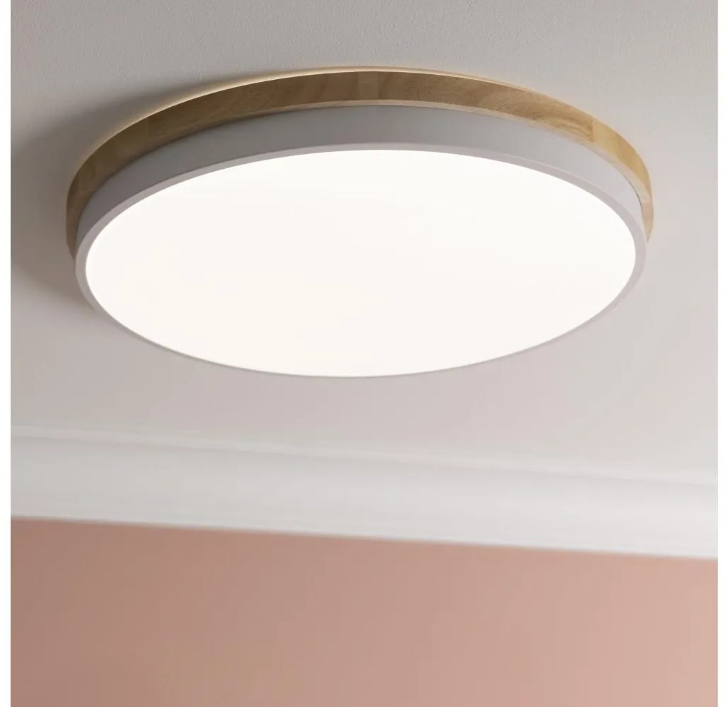Brilliant - LED Plafon ściemnialny BAARLO LED/36W/230V śr. 50 cm biały + pilot