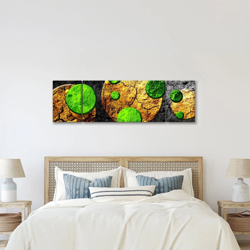 Obraz abstrakcji - Kule (170x50 cm)