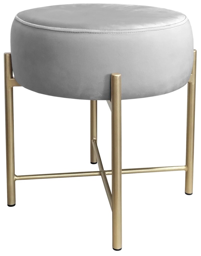 Taboret Pola noga metalowa złota MG39