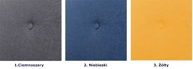 Żółty 3-częściowy zestaw do salonu A6-A95