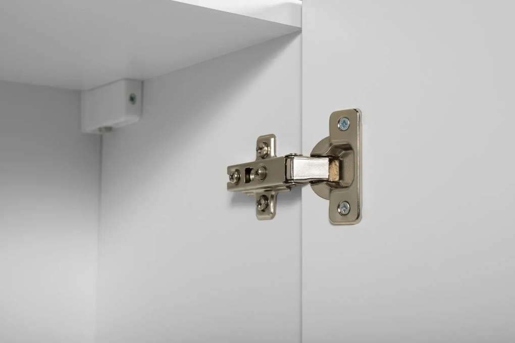 Szafka łazienkowa LOV 33 cm biały połysk wysoka  KROFAM