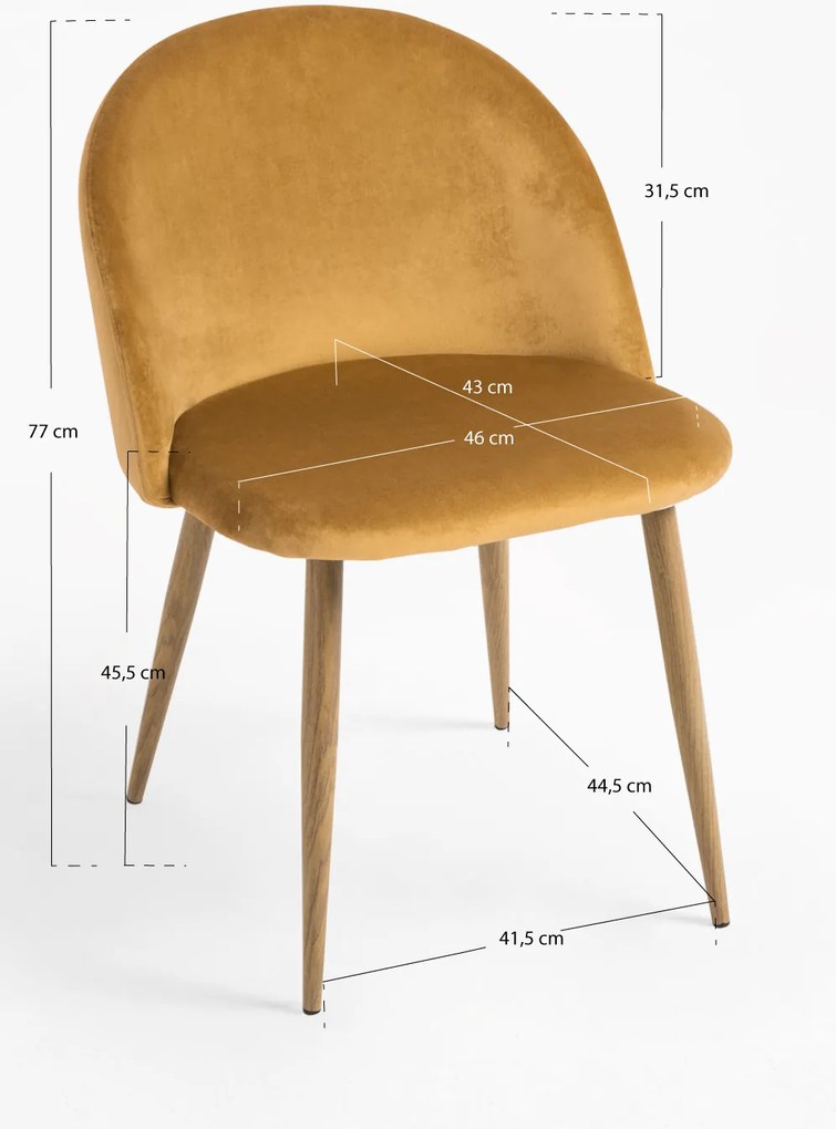 Silla Vint Terciopelo