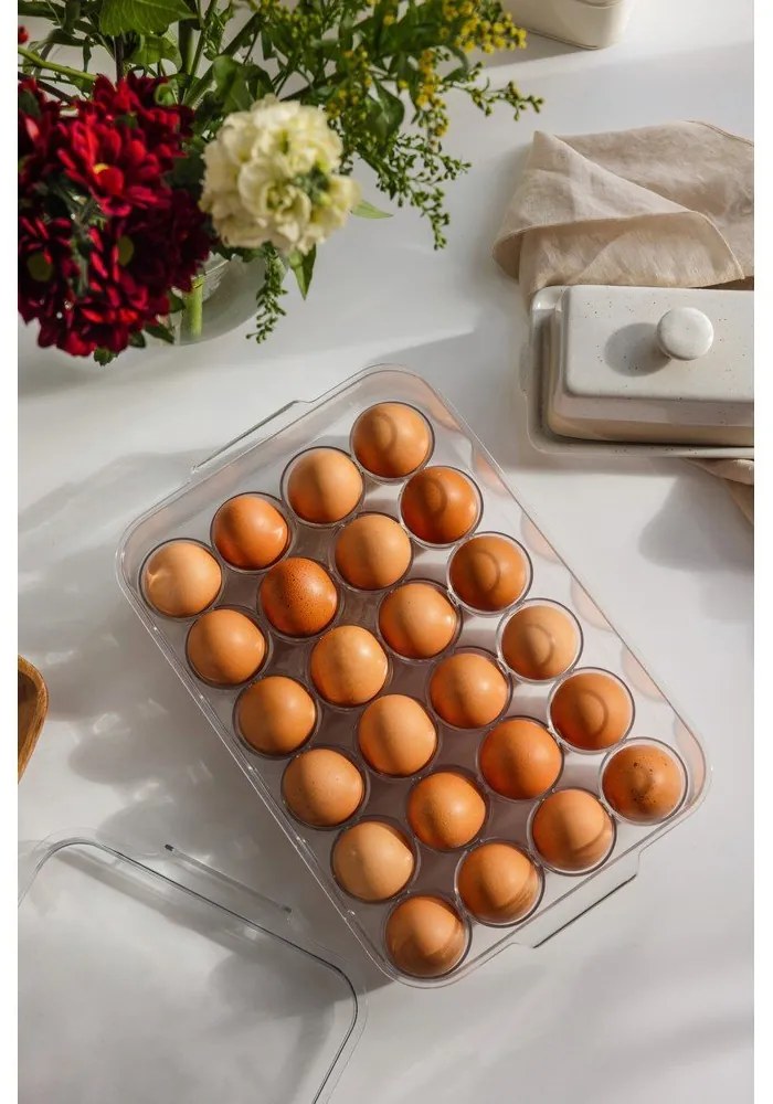 Plastikowy organizer na jajka do lodówki 33x21 cm – Casa De Engel