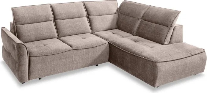 Narożnik MURILLO L z elektryczną regulacją siedziska Prawostronny w tkaninie VOGUE 02 WERSAL