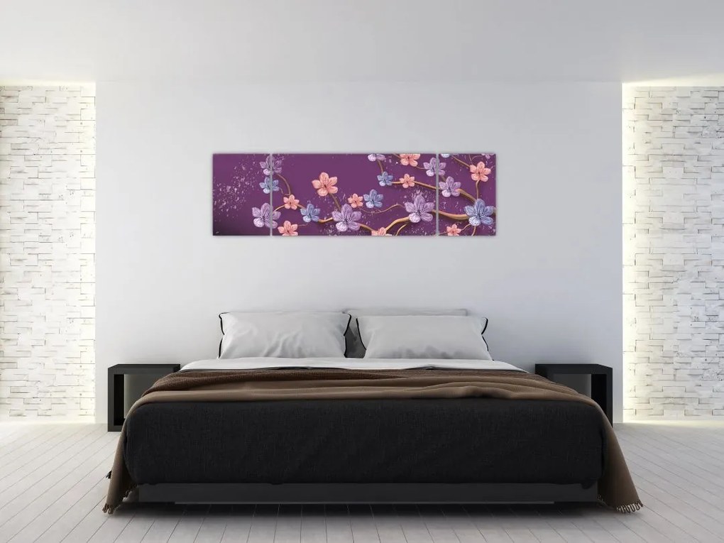 Obraz - Wiosenny zmierzch (170x50 cm)