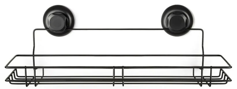 Czarna samoprzylepna półka kuchenna Compactor Bestlock Black Kitchen Shelf, 45,5x12 cm