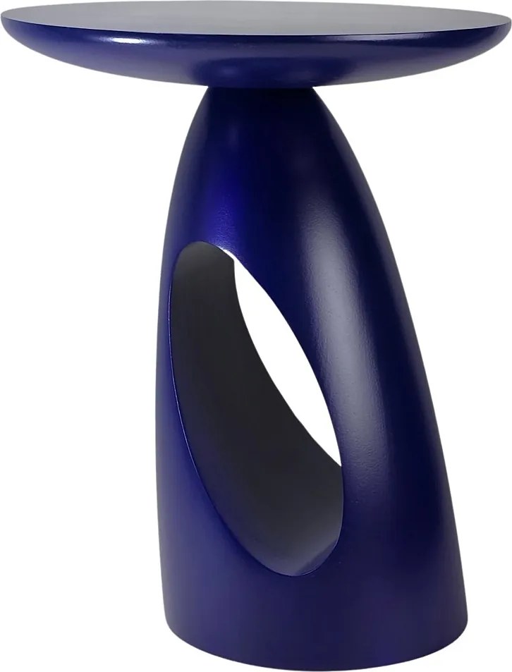 Stolik drewniany różne kolory Kayani Island, granat szlachetny