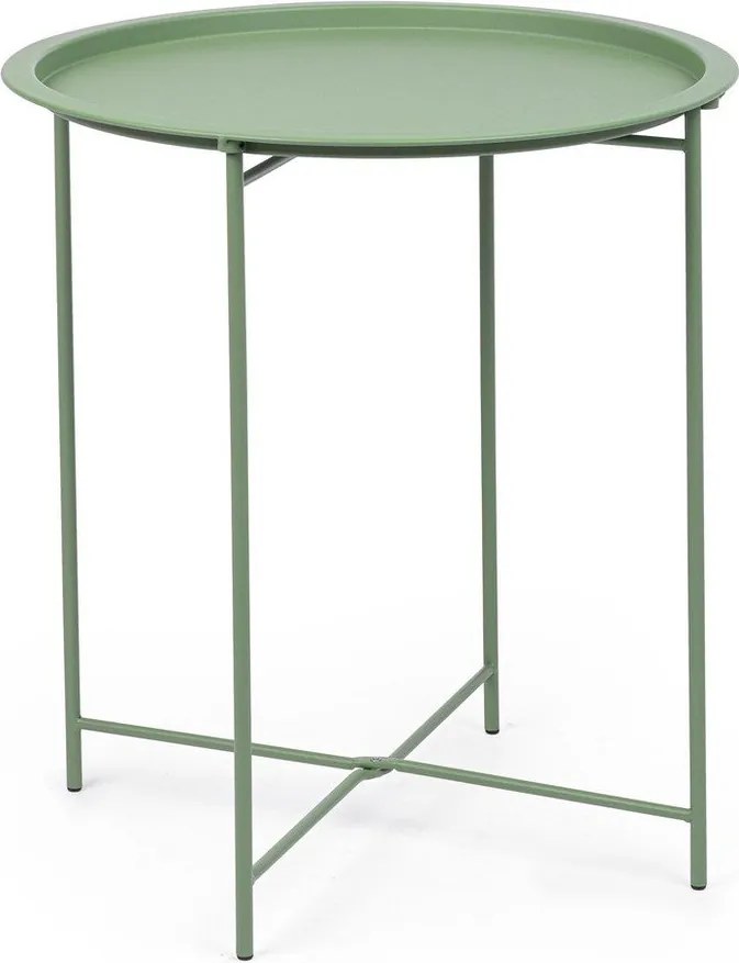 Stalowy okrągły stolik ogrodowy ø 46 cm Austin – Bizzotto