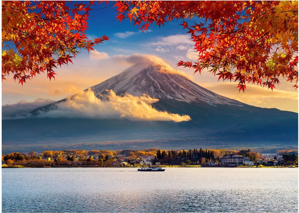 Obraz na szkle - Japonia, Góra Fuji (70x50 cm)