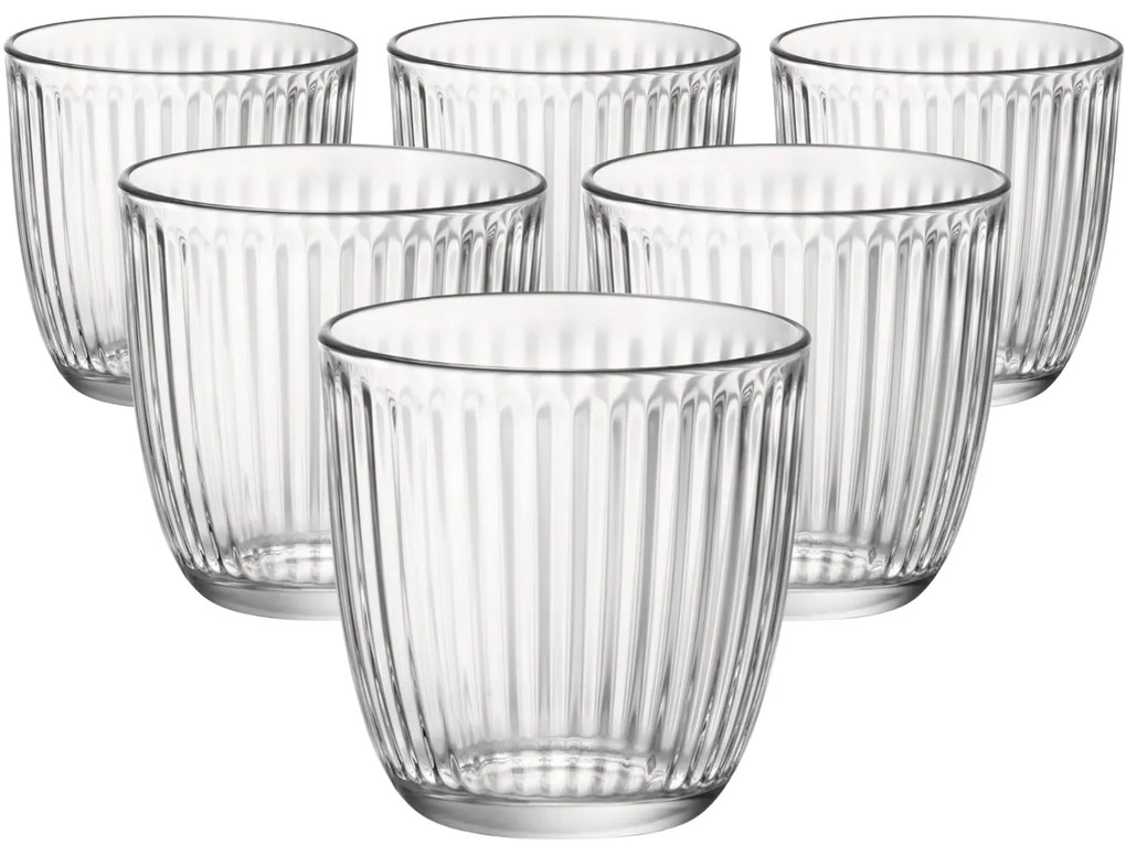 Bormioli Rocco 6-częściowy zestaw szklanek Line, 290 ml, 290 ml