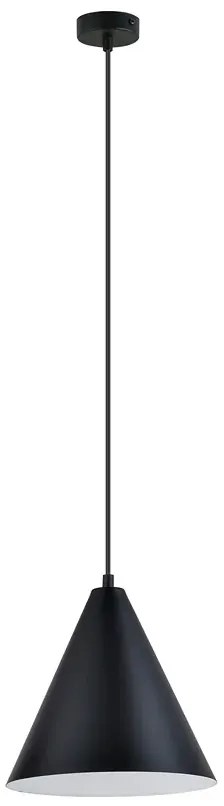Nowoczesna lampa wisząca czarno-biała - D121 G9-K40