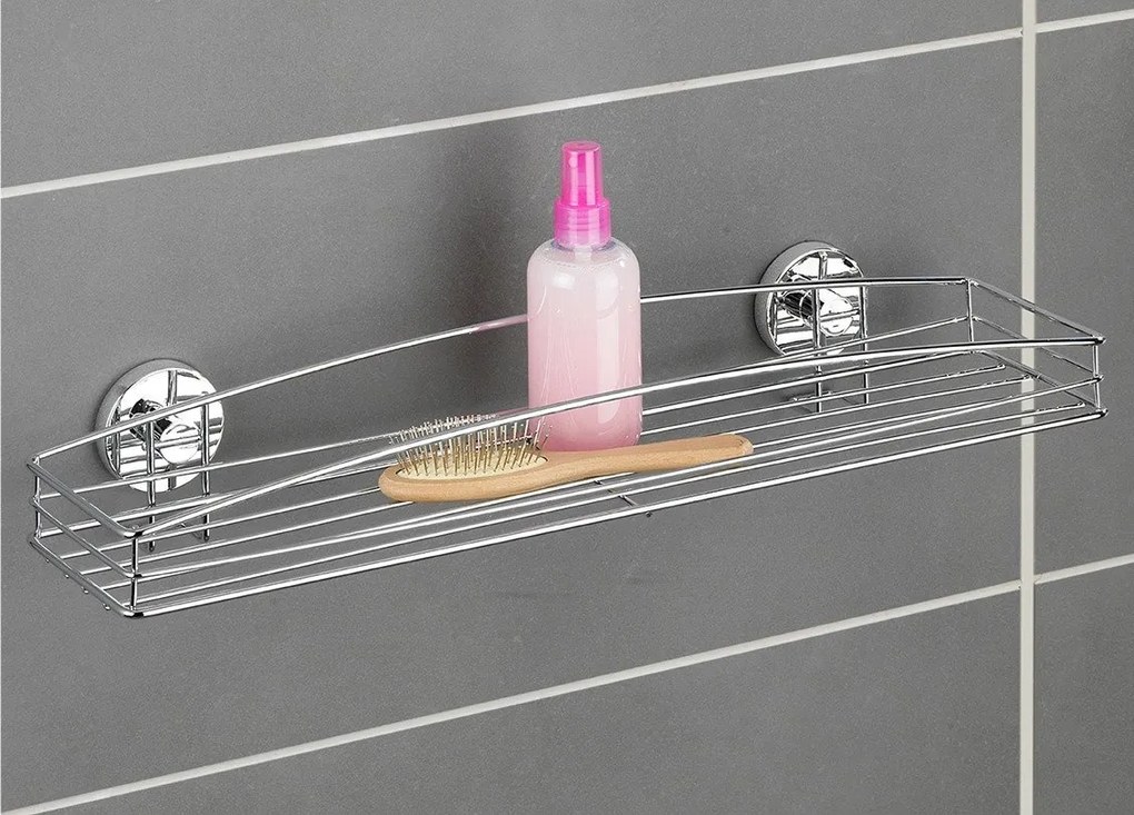 Półka łazienkowa MILAZZO, Vacuum-Loc - stal chromowana, WENKO
