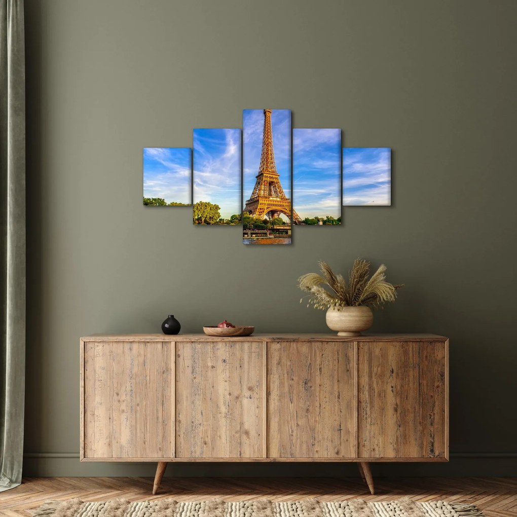 Obraz - Wieża Eiffla (125x70 cm)