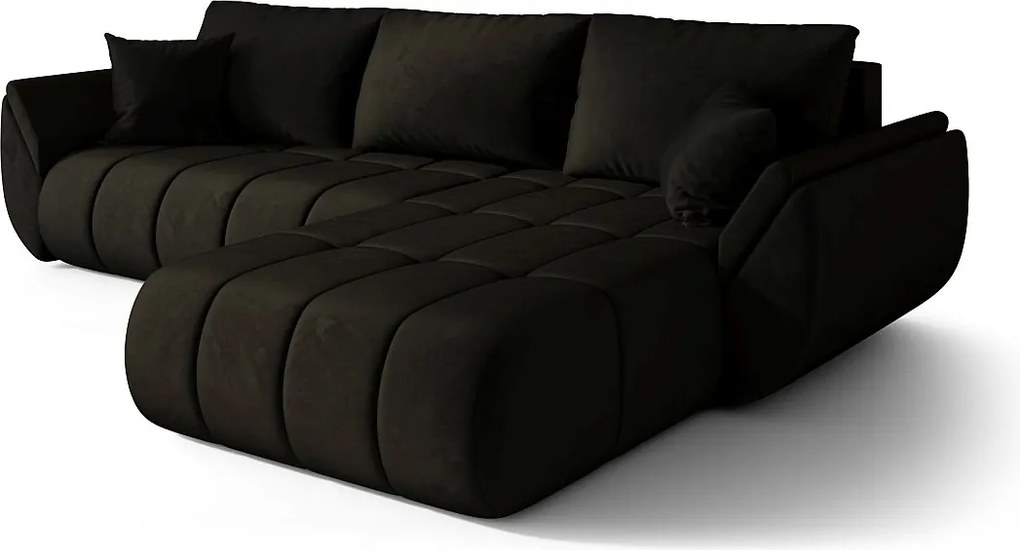 Narożnik BEDANTE TOKYO PREMIUM Prawy Monolith 95 z funkcją spania to eleganckie i funkcjonalne rozwiązanie do Twojego salonu.