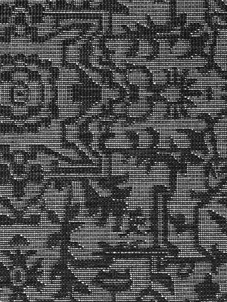 Dywan zewnętrzny dwustronny Duet czarno-kremowy 160 cm x 230 cm