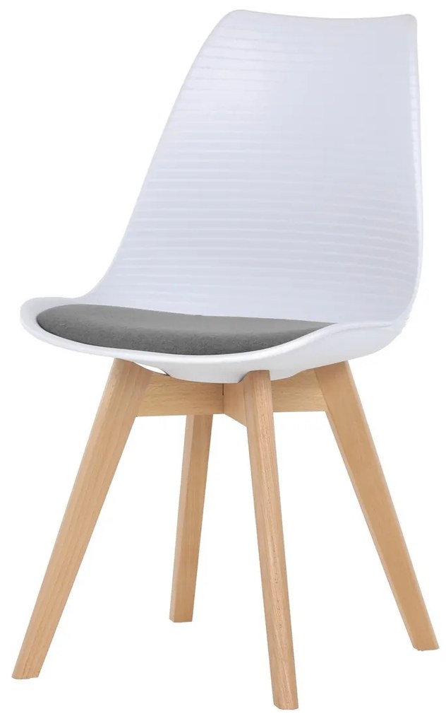 Zestaw krzeseł do jadalni CT-X7056 GREY, 4 szt.