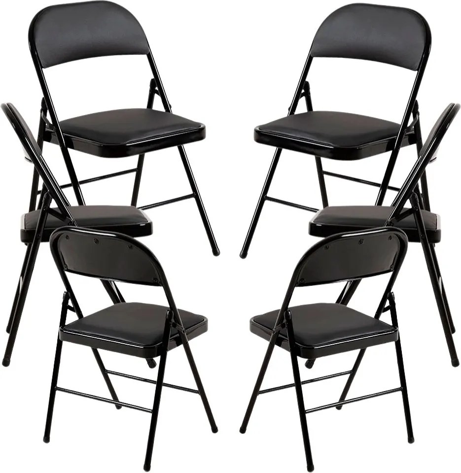 Zestaw 6 krzese skadanych na eventy Pad