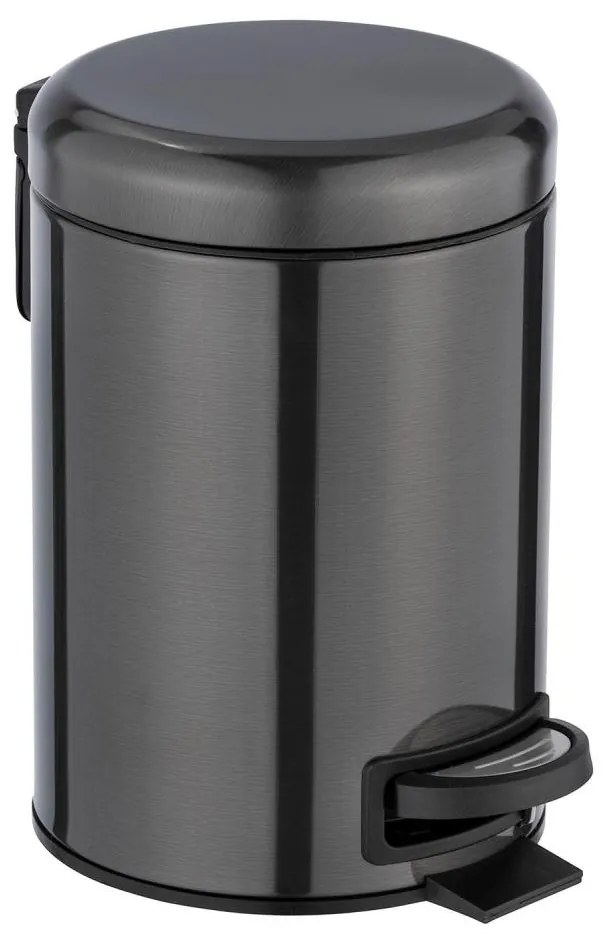 WENKO 24035100 - Kosz LEMAN 17x25 cm stal nierdzewna/czarny