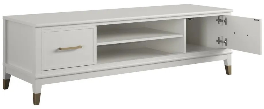 Biały stolik pod TV CosmoLiving by Cosmopolitan Westerleigh
