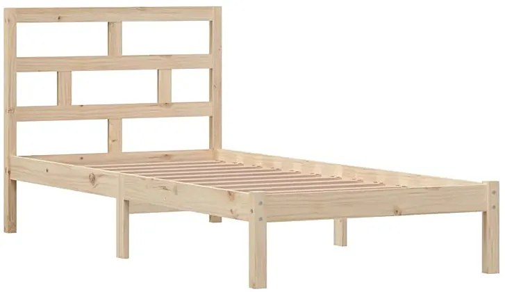 Pojedyncze łóżko z naturalnej sosny 90x200 - Adia 3X
