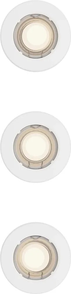 Philips - Zestaw 3x opraw wpuszczanych PERIDOT 1xGU10/7W/230V białe