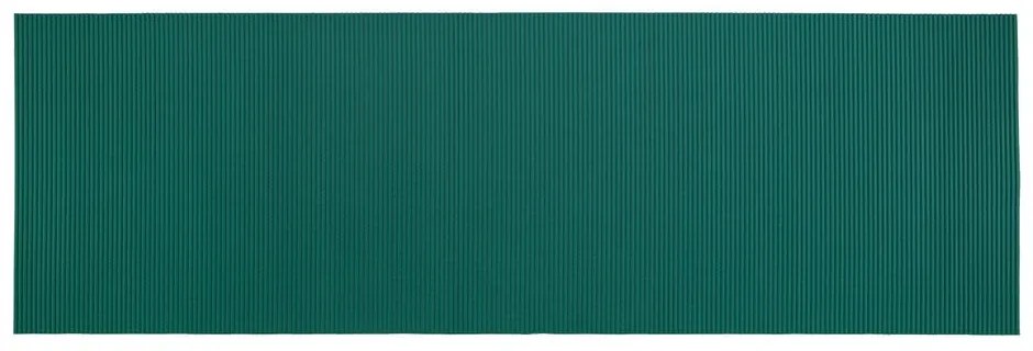 Ciemnozielony plastikowy dywanik łazienkowy 65x200 cm Petrol – Wenko