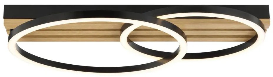 Brilliant - LED ściemnialna lampa sufitowa CALMA LED/21W/230V czarna